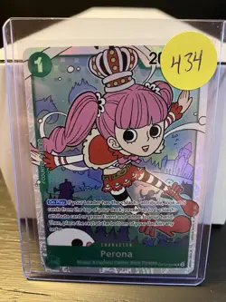 One Piece TCG Perona OP12-034 English Legacy of the Master Foil Card NM - Image 3