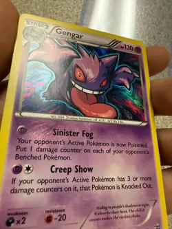 Pokemon Gengar Holo Rare Card 60/162 Breakthrough Near Mint - Image 3