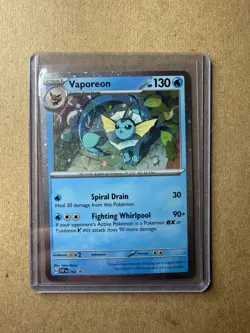 Pokemon TCG: Vaporeon - 168 (NM) Scarlet & Violet Promo Cards Holo - Image 1
