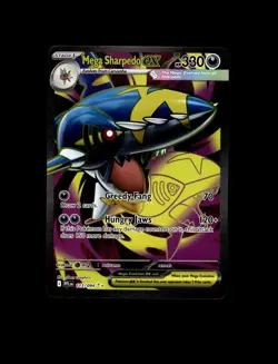 Mega Sharpedo ex 113/094 Ultra Rare Phantasmal Flames Pokemon Card - Image 1