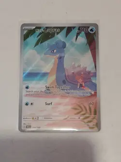 Pokemon Misty's Lapras Holo Illustration Rare Card 194/182 SV10 Destined Rivals - Image 1