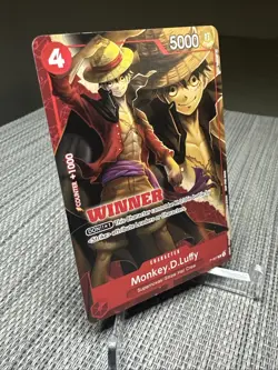 Monkey.D.Luffy - P-007 (Winner Pack Vol. 1) - One Piece Promotion Cards (OP-PR) - Image 2