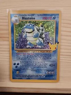 Pokemon TCG Blastoise Holo Holo Rare Card Classic Collection 2/102 Celebrations - Image 1