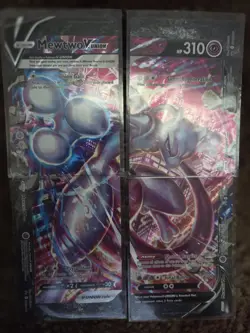 Mewtwo V-UNION [Set of 4] SWSH: Sword & Shield Promo Cards Holo NM - Image 1