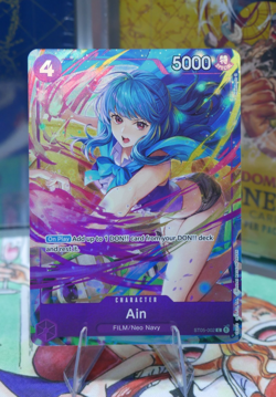 One Piece TCG Ain ST05-002 NM Best Selection Vol. 3 English PROMO Premium Card - Image 1