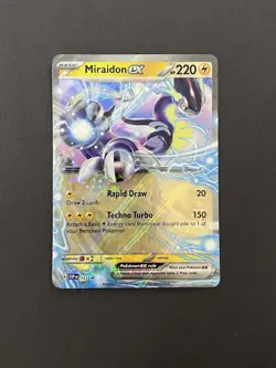 Pokemon TCG Miraidon ex 143 Scarlet & Violet Promo Holo English Card - Image 1