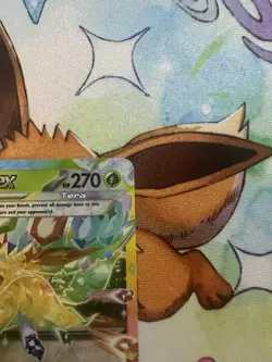 Pokemon TCG Leafeon EX Prismatic Evolutions Double Rare Holo Card 6/131 - Image 5