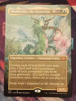MTG 2X2 - Muldrotha, The Gravetide - Borderless NM Double Masters - Image 1