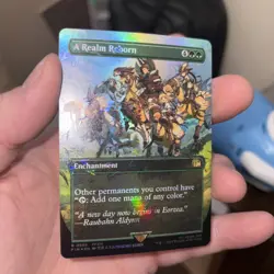 A Realm Reborn (Borderless) (Chocobo Track Foil) Final Fantasy Foil 🔥 - Image 2