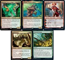 ***Custom Commander Deck*** Omnath, Locus of Rage Landfall Elemental MTG EDH NM - Image 1