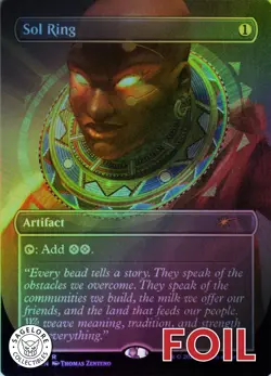 MTG Sol Ring (249) | NM Foil | Secret Lair Black is Magic {SLD} - Image 1