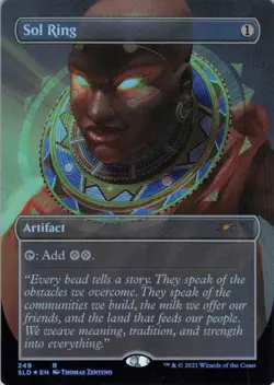 MTG Sol Ring (249) | NM Foil | Secret Lair Black is Magic {SLD} - Image 2