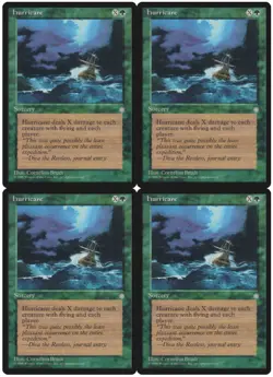 MTG Hurricane x4 Ice Age Uncommon NM/LP Playset - Image 1