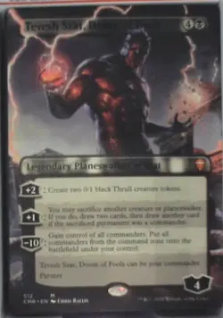 Tevesh Szat, Doom of Fools (Borderless) - Commander Legends: #512 Nm C252 - Image 1
