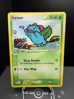 Pokemon TCG EX Crystal Guardians Ivysaur 34/100 Reverse Holo Stamped LP! - Image 1