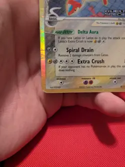Pokemon Latias Reverse Holo Stamped Card 8/113 EX Delta Species - Image 2