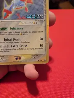 Pokemon Latias Reverse Holo Stamped Card 8/113 EX Delta Species - Image 5