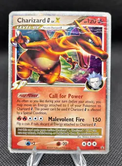 Pokemon TCG Charizard G LV.X DP45 (Black Star Promo) DMG - Image 1