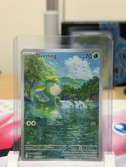 Pokemon TCG Deerling White Flare #091/086 English Illustration Rare - Image 1