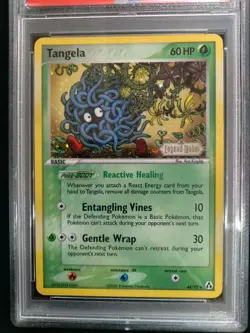 2006 Pokemon EX TANGELA #44 Rev.Foil Legend Maker NM Graded PSA 7 - Image 2