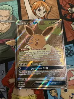 Pokemon TCG Eevee GX SM233 Full Art Promo Black Star Ultra Rare Holo - Image 1