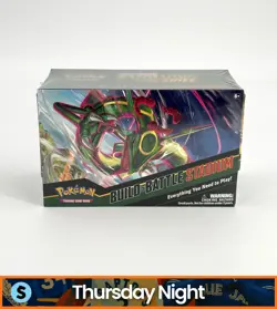 POKEMON TCG EVOLVING SKIES BUILD & BATTLE STADIUM FACTORY SEALED BOX - Image 1