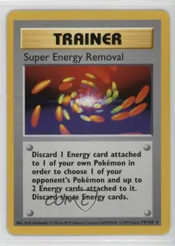 Super Energy Removal Shadowless Pokemon Base Set #79 1999 - Image 1