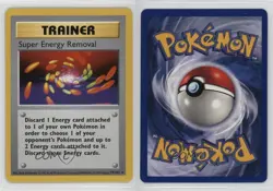 Super Energy Removal Shadowless Pokemon Base Set #79 1999 - Image 3
