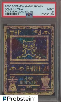 2000 Pokemon Game Promo Pokemon 2000 Movie Ancient Mew PSA 9 - Image 1