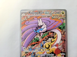 Pokemon Full Art/Illustration Rare Holo Raging Bolt EX (166/131) Prismatic (LP+) - Image 4
