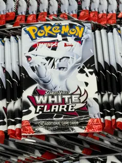 Lot of (400) Pokemon TCG Scarlet & Violet White Flare Booster Packs Sealed - Image 2