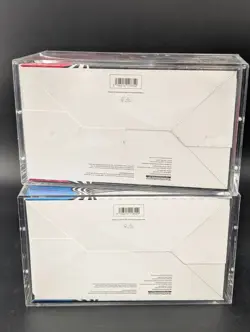 2x Pokemon Black Bolt White Flare Sealed Booster Bundle Display Case W/Acrylic - Image 2