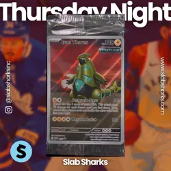 2023 POKEMON SV BLACK STAR PROMOS - SVP EN #098 IRON THORNS ETB PROMO (SEALED) - Image 1