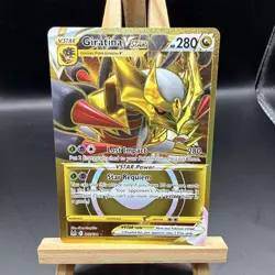Pokemon Giratina VSTAR TCG Lost Origin Card 212/196 Secret Rare Gold NM - Image 1