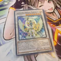 1X AVENGING KNIGHT PARSHATH LC5D-EN230 COMMON 1ST NEAR MINT YUGIOH - Image 1