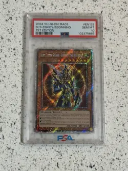 PSA 10 GEM MINT Black Luster Soldier Envoy Of The Beginning Platinum SEC EN132! - Image 1