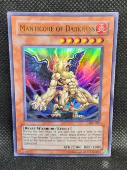 Yugioh Manticore of Darkness IOC-067 LP Condition - Image 1