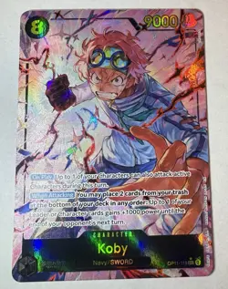 Koby Alt Art Secret Rare - A Fist of Divine Speed #OP11-119 SEC One Piece - Image 1