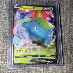 Venusaur V SWSH100 SWSH: Sword & Shield Promo Full Art Holo Pokemon Card - Image 1