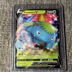 Venusaur V SWSH100 SWSH: Sword & Shield Promo Full Art Holo Pokemon Card - Image 3