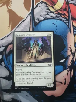 MTG - Magic the Gathering Card, Inspiring Overseer - Jumpstart 2022 - Image 2