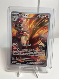 Pokemon Blaziken 192/182 Illustration Rare Destined Rivals TCG Card - Image 1