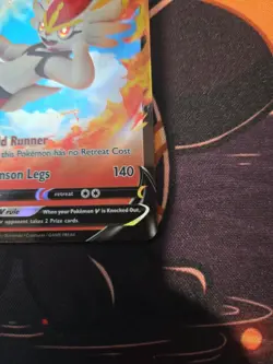 Pokemon TCG Shining Fates CINDERACE V Ultra Rare Single Card 018/072 - Image 4
