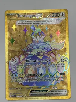Pokemon Card TCG - Terapagos ex 173/142 Hyper Rare Stellar Crown Near Mint - Image 1