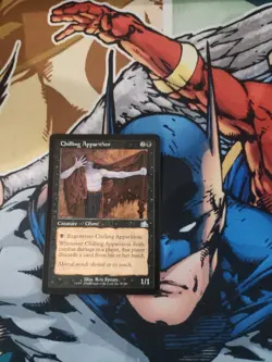Magic The Gathering PROPHECY CHILLING APPARITION black card MTG - Image 1