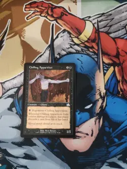 Magic The Gathering PROPHECY CHILLING APPARITION black card MTG - Image 2