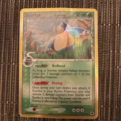 Snorlax (Delta Species) 10/101 pokemon cards TCG Dragon Frontiers Holo - Image 1