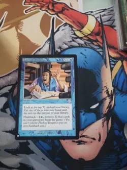 MTG - Magic the Gathering Card - Flash of Insight - Instant - - Image 1