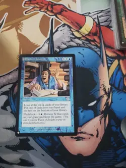 MTG - Magic the Gathering Card - Flash of Insight - Instant - - Image 2