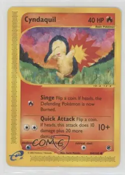 Cyndaquil Pokemon e-Card Series Expedition #104 2002 - Image 1